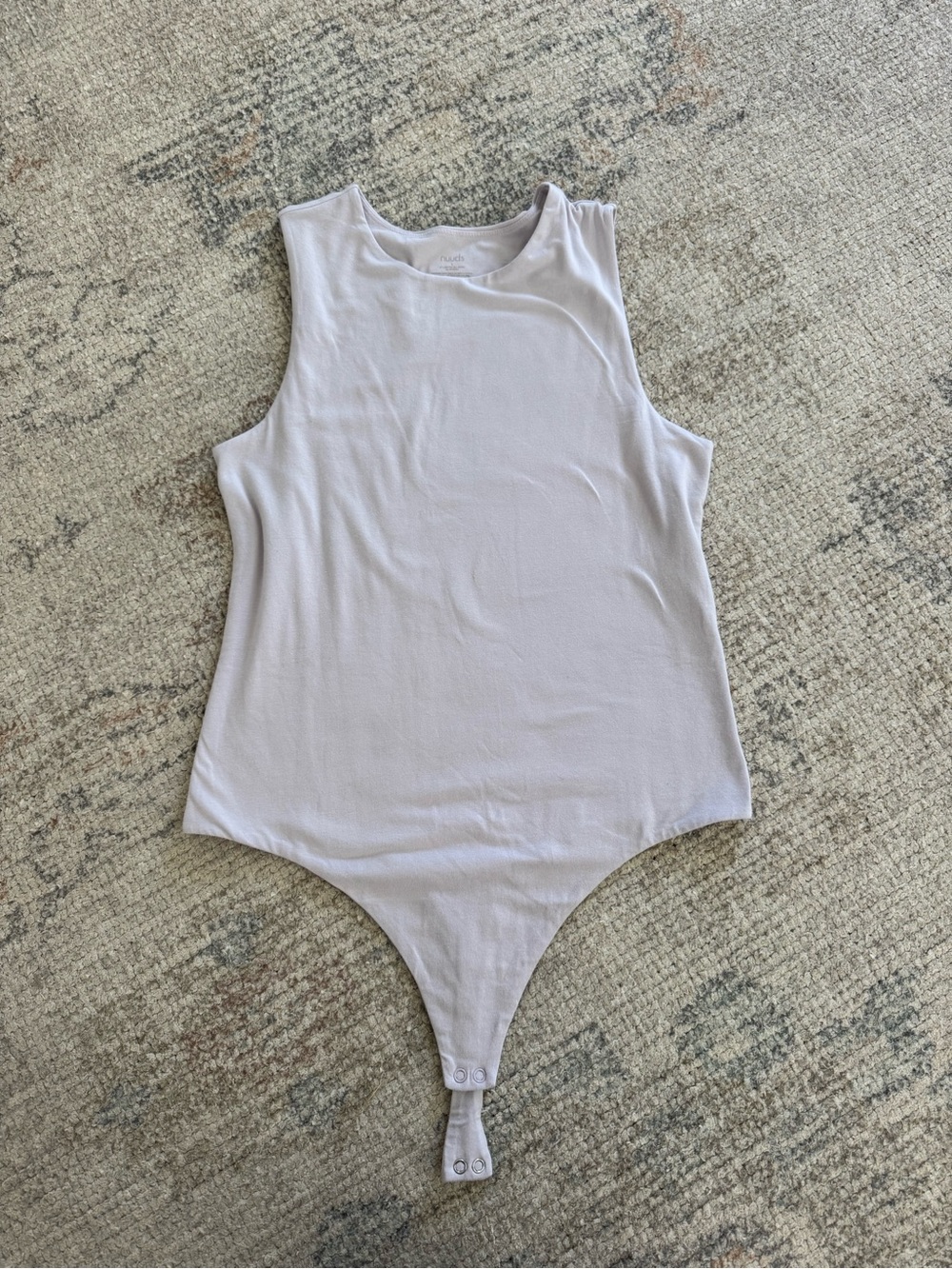 nuuds Lavender Sleeveless One-Piece Bodysuit
